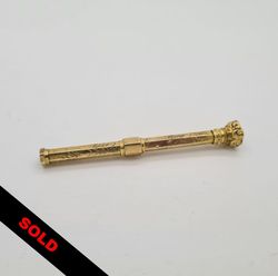Victorian Antique Propelling 9ct Gold Pencil & Seal