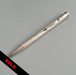 Vintage Silver Yard O Led Yardolette Propelling Pencil 1947 Johnson Matthey & Co