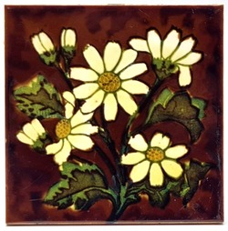 Antique Fireplace Tile by George Woolliscroft & Son? C1890