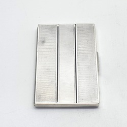 Art Deco Sterling Silver & Black Enamel Card Case Deakin & Francis Ltd 1935