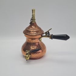Arts & Crafts Copper And Brass Coffee Maker Pot L. Wiener C1898