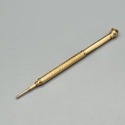 Antique W.S. HICKS Mechanical Propelling Pencil Gold Cased