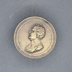 19th Century Charles James Fox Medal Snuff Box