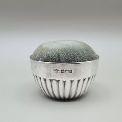 Antique Sterling Silver Pin Cushion by Mappin & Webb Ltd 1903
