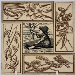 Victorian Tile Aesthetic Movement Nursery Rhyme and Four Seasons 4