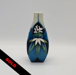 Colours of Kiribati Moorcroft Pottery Vase Designed by Nicola Slaney 2009